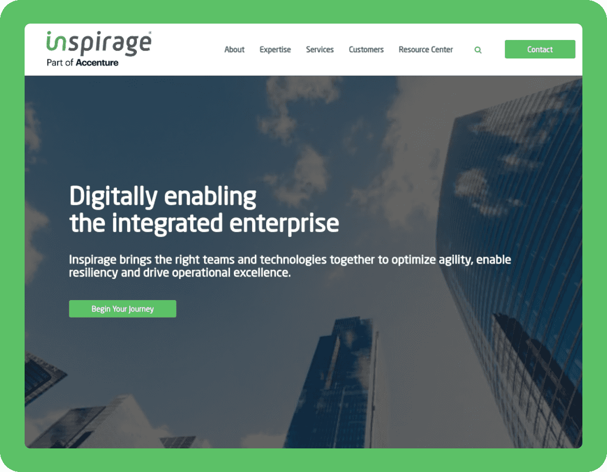 Inspiage Digitally Enabling the Integrated Enterprise 