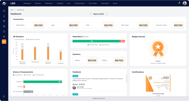 CRM - Dashboard Image